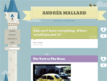 Tablet Screenshot of andreamallard.com